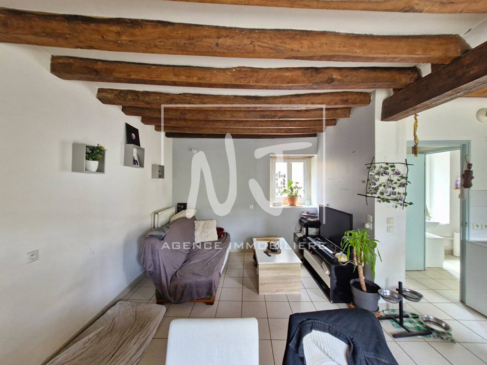 Pièce de vie de 28 m²