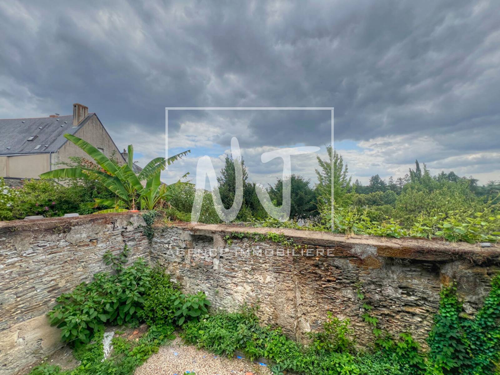 Espace de jardin commun