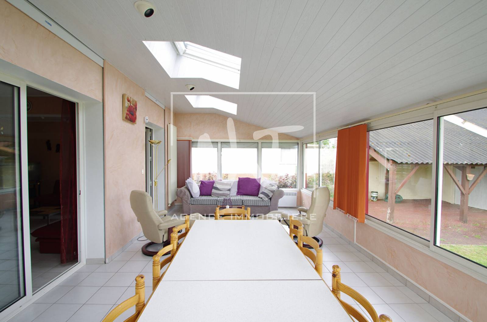 Véranda de 25m²